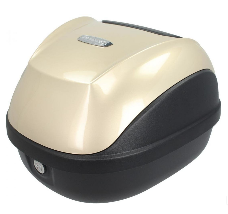 Top case origine 32L Piaggio 50-125-150 Liberty 16- beige  CHAMPAGNE 518-A CM271123 sur Moto Pas Cher.fr