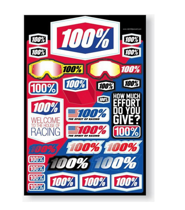STICKERS ADHESIFS 100% DECALS PLANCHE DE 28 DESIGN