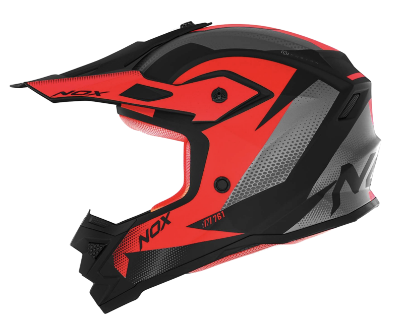 CASQUE CROSS NOX FUSION SUR MOTO PAS CHER N761 MOTO PASSION 81 MOTO PAS CHER