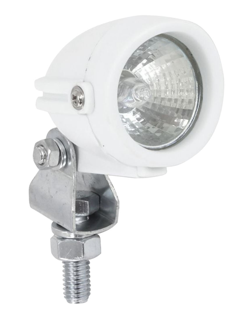 PHARE HALOGENE MOTO PAS CHER D40 BLANC