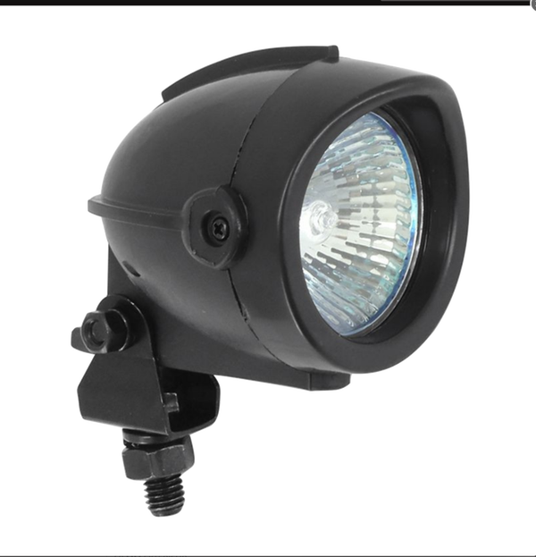 PHARE HALOGENE  D50 NOIR MOTO PAS CHER