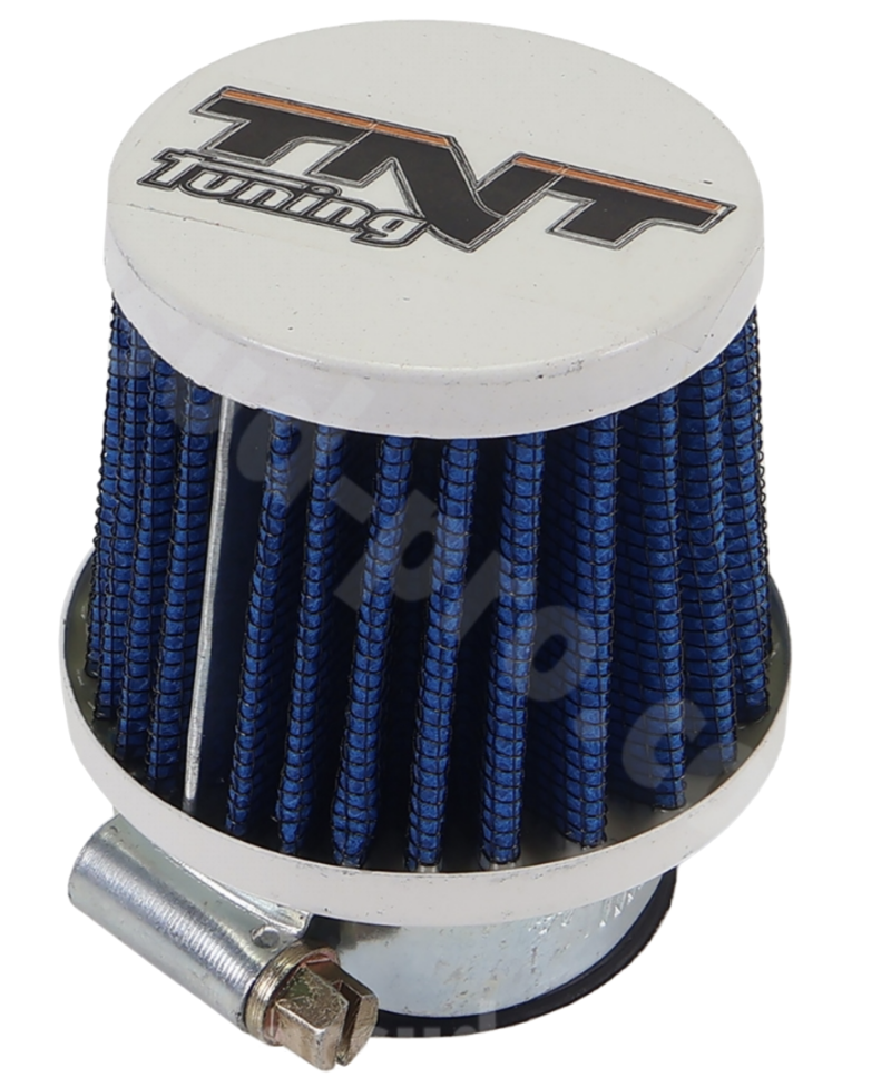 FILTRE AIR CORNET TYPE KN SMALL DIAMETRE 28/32 DROIT TNT MOTO PAS CHER
