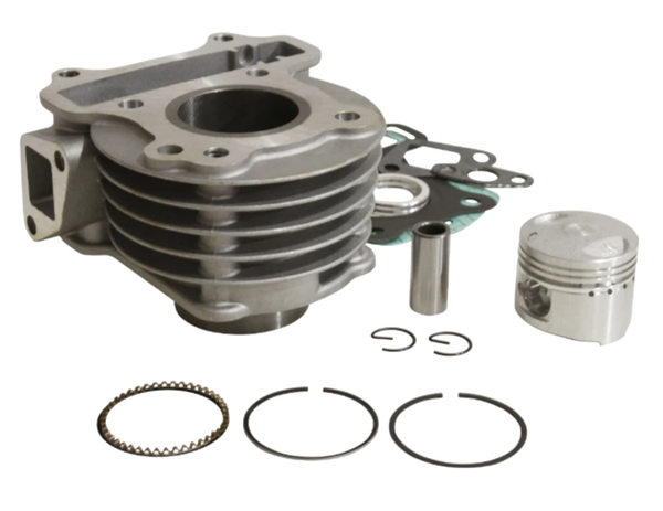 CYLINDRE SCOOT ADAPTABLE SCOOT 50 CHINOIS 4T GY6,139QMB/PEUGEOT V-CLIC 4T/SYM 50 ORBIT 4T/BAOTIAN 50 BT49QT 4T/KYMCO 50 AGILITY 4T (DIAM 39mm - AXE DE PISTON 13mm) -P2R FONTE PREMIUM SCOOTER PAS CHER