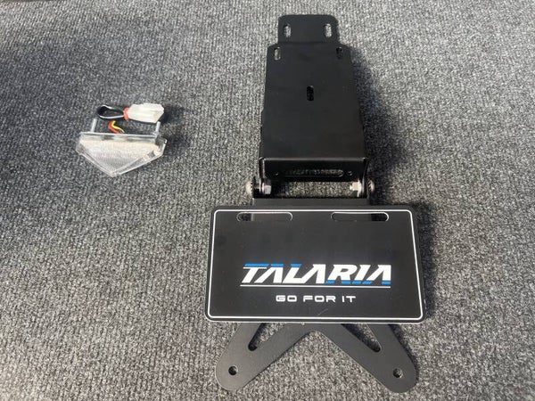 SUPPORT DE PLAQUE TALARIA TL 4000 ET 5500 PRO AVEC FEU ARRIERE MINI TRIANGLE