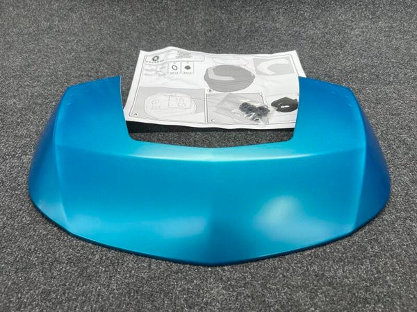Capot couvercle Top Case origine  Amazonite Satin Blue  47L PEUGEOT METROPOLIS 400 sur Moto Pas Cher.fr
