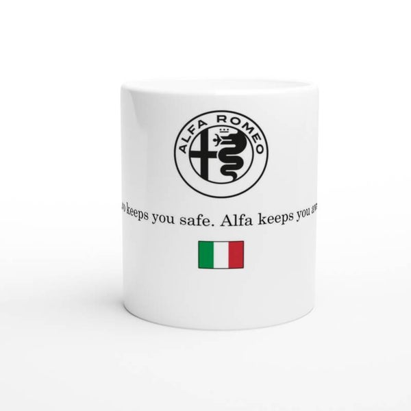 Alfa Romeo: Volvo keeps you safe. Alfa keeps you awake.