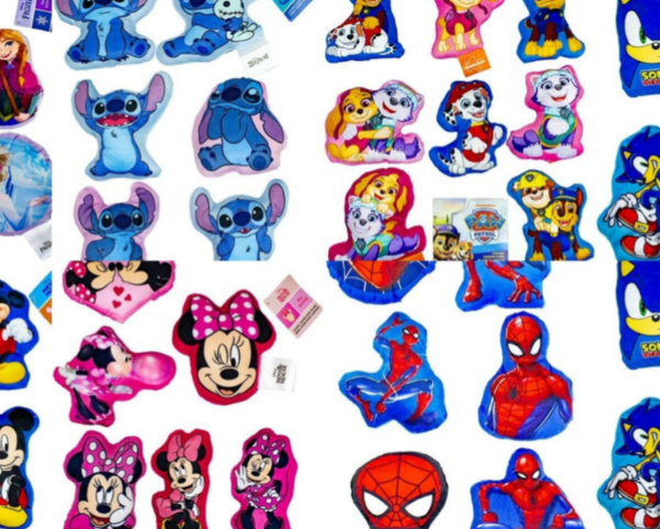 Peluche PLUSH Licence Disney coussin 15cm / 7 modèles différents