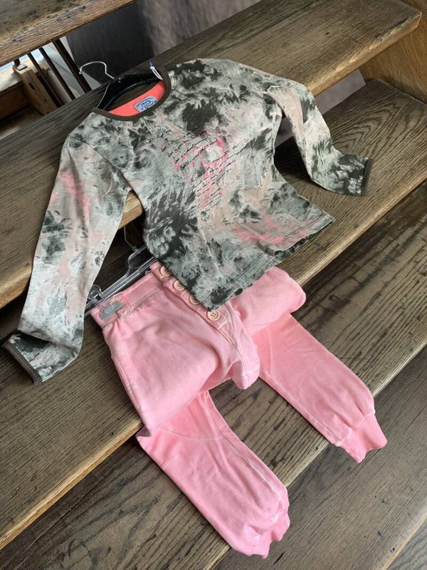 Ochill set khaki pink