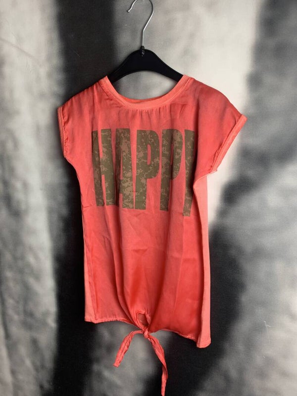 Ochill tshirt rood happy