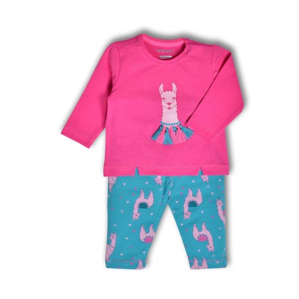WOODY ALPACA FUCHSIA/ MINT PRINT ALL OEVR MEISJE 6M
