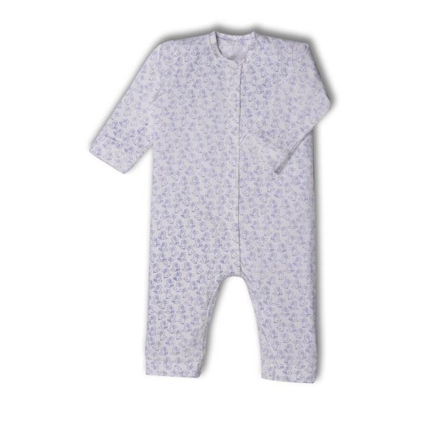 WOODY DODO KRUIPPAKJE WIT PRINT ALL OVER UNISEX 9M