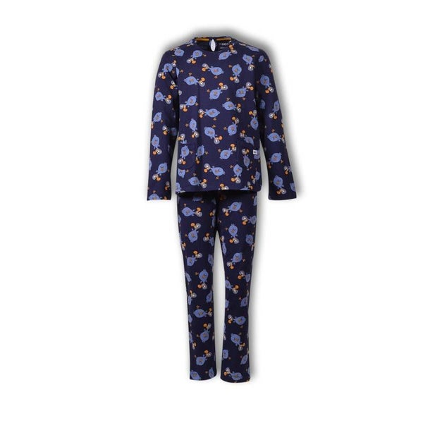 WOODY DODO NAVY PRINT ALL OVER MEISJE 12J