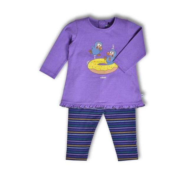 WOODY DODO PAARS A/ MULTICOLOR MEISJE 3M