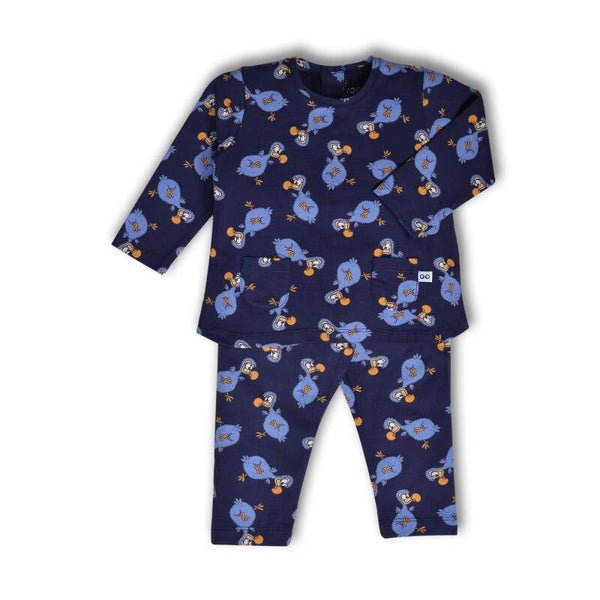 OODY DODO NAVY PRINT ALL OEVR MEISJE 6M