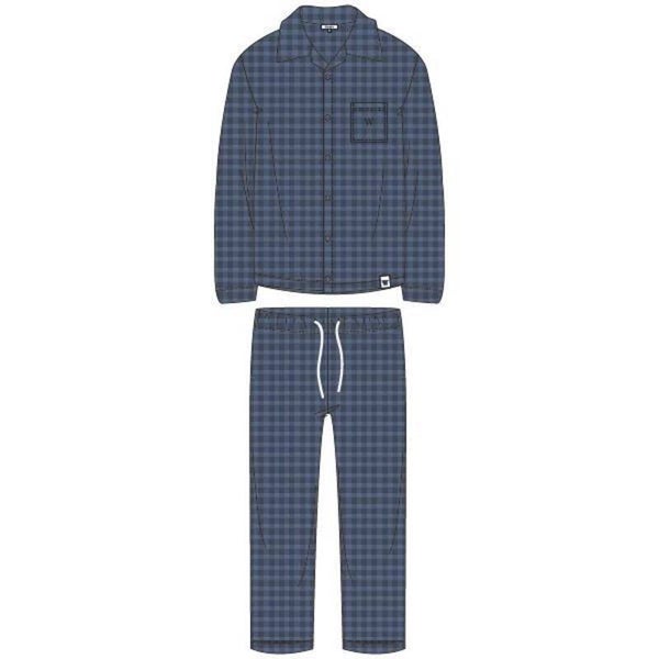 WOODY DODO PYJAMA GERUIT BLAUW JONGEN 10J