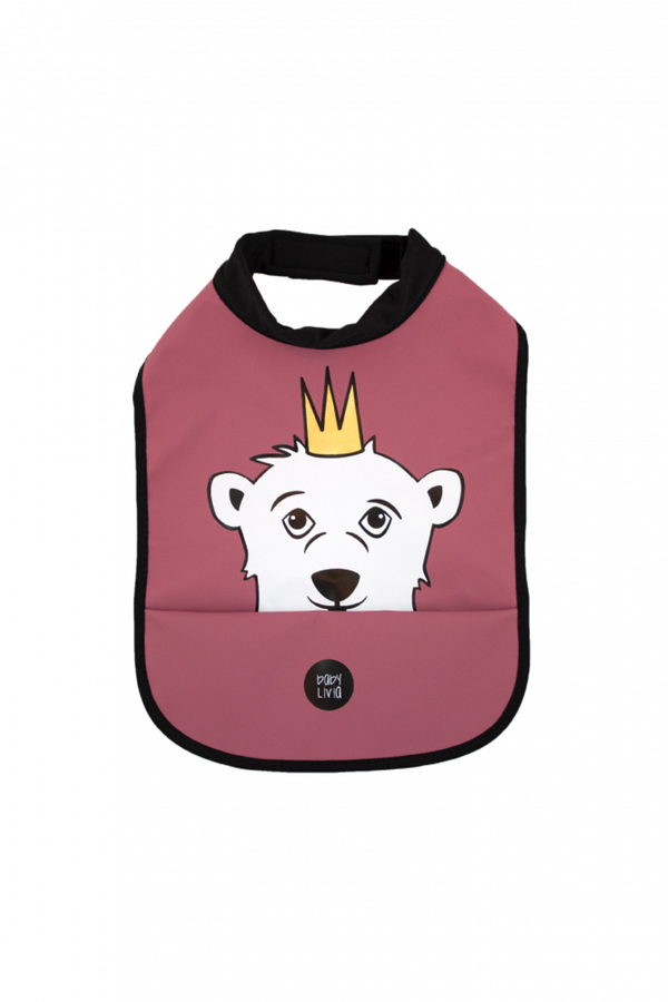BABY LIVIA HIGH NECK POLAR BEAR BLUSHY BURGUNDY