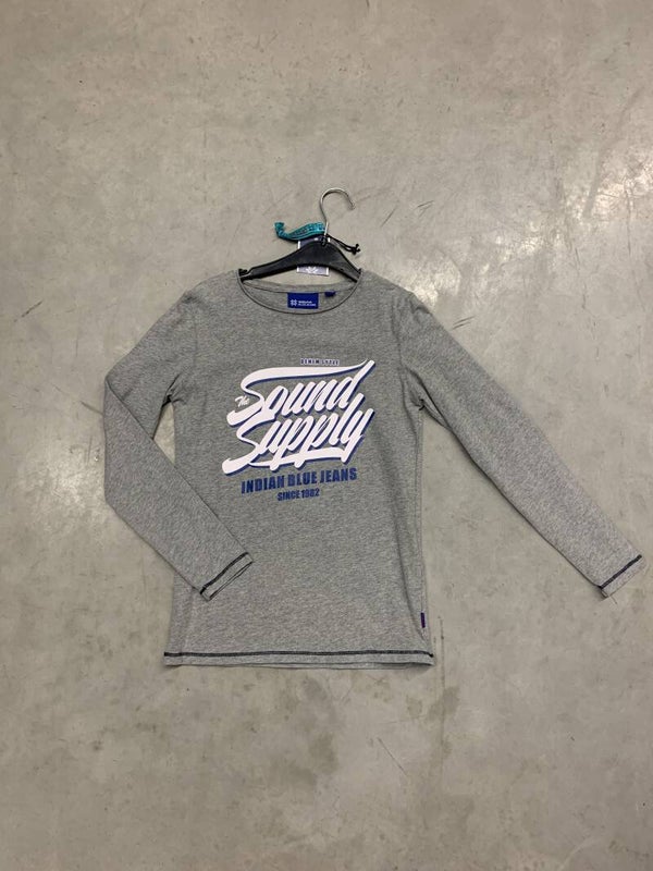 IBJ TSHIRT LM GRIJS SOUND SUPPLY 140