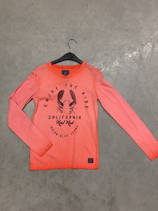 IBJ TSHIRT LM ROOD ENJOY THE RIDE 140