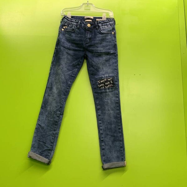 IBJ JEANS <SKINNY FIT DARK ROCK & ROLL HABITS 140