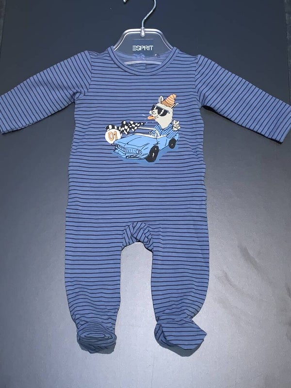 WOODY ALPACA KRUIPPAKJE STREEP ALL OVER JONGEN 9M