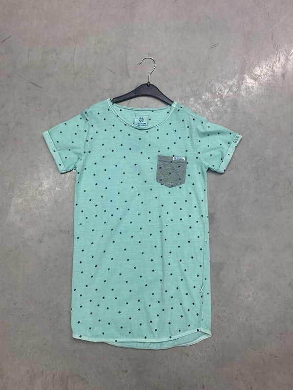 IBJ TSHIRT KM MINT DOTS 140