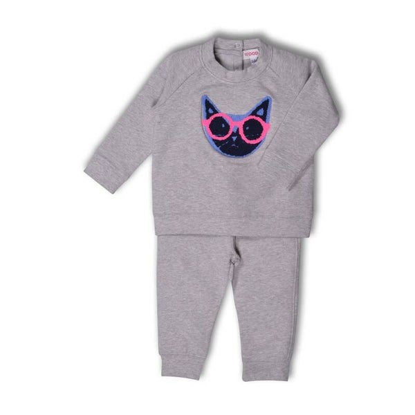 WOODY KAT GREY MELANGE MEISJE 9M