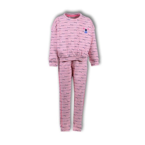WOODY KAT ROZE LOVE PRINT ALL OVER MEISJE 12J