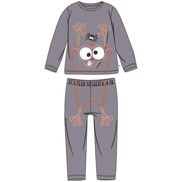 WOODY SPOOKDIER GREY MELANGE FIGUUR UNISEX 3M