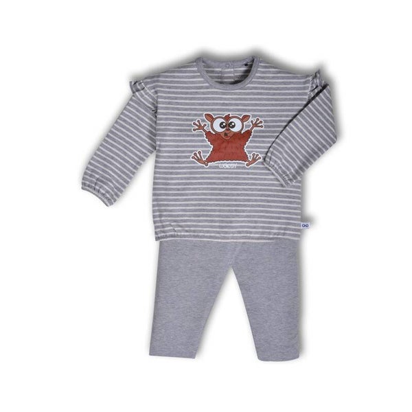 WOODY SPOOKDIER ECRU STREEP/ GRIJS MEISJE 9M
