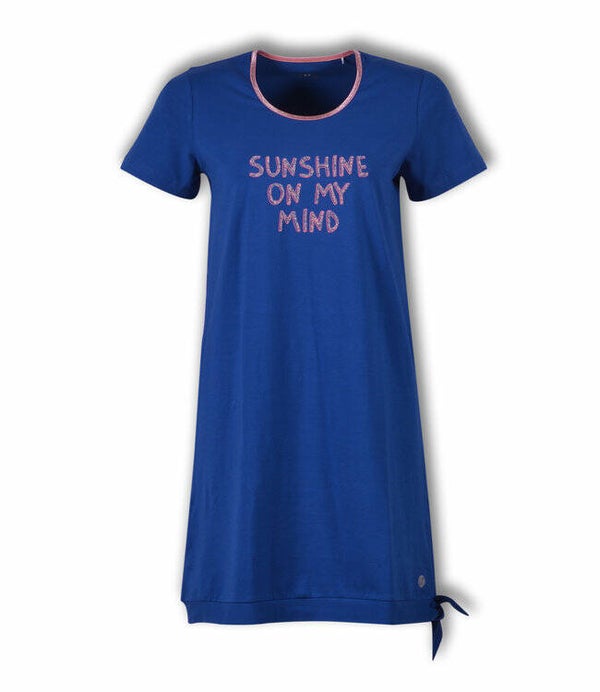 WOODY SUNSHINE ON MY MIND SLAAPKLEED BLAUW MEISJE 10J