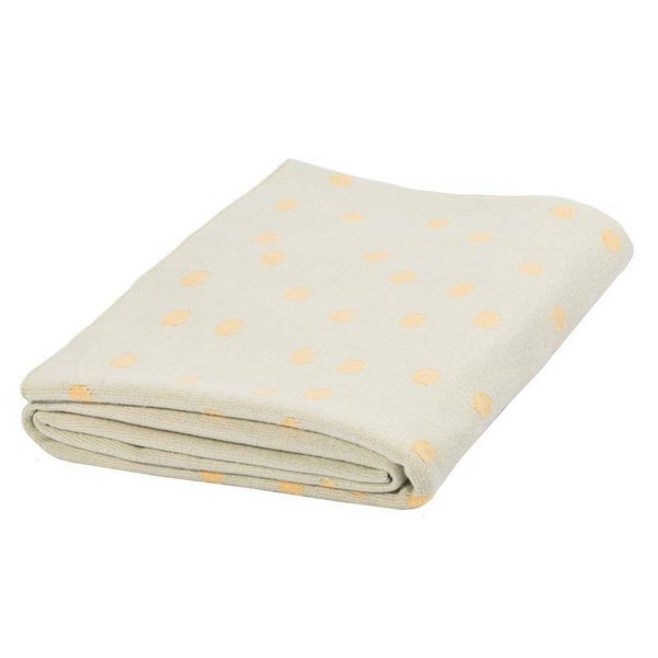 TRIXIE BABY DEKEN WIEG/PARK TRICOT GELE STIP