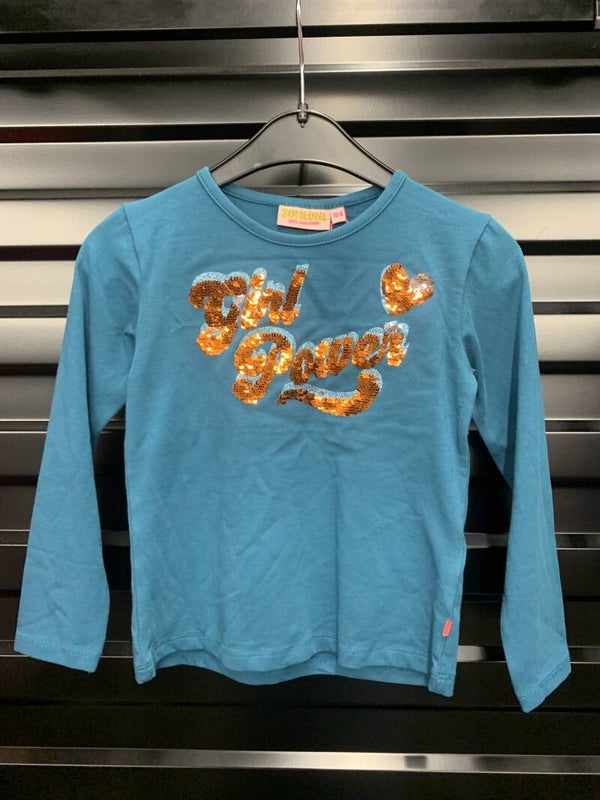 TSHIRT GIRL POWER PETROL