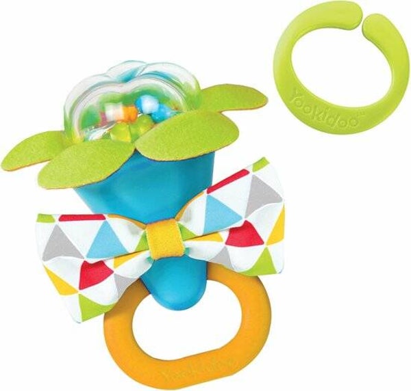YOOKIDOOMY FIRST RATTLE BLUE RAMMELAAR BLAUW