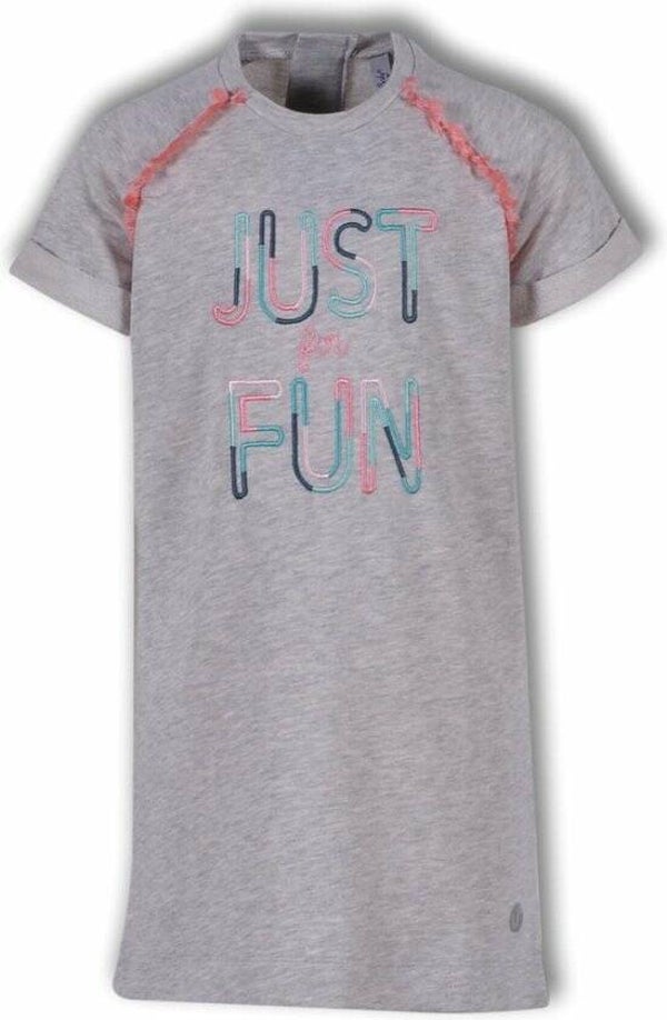 WOODY JUST FOR FUN SLAAPKLEED GREY MELANGE MEISJE 14J