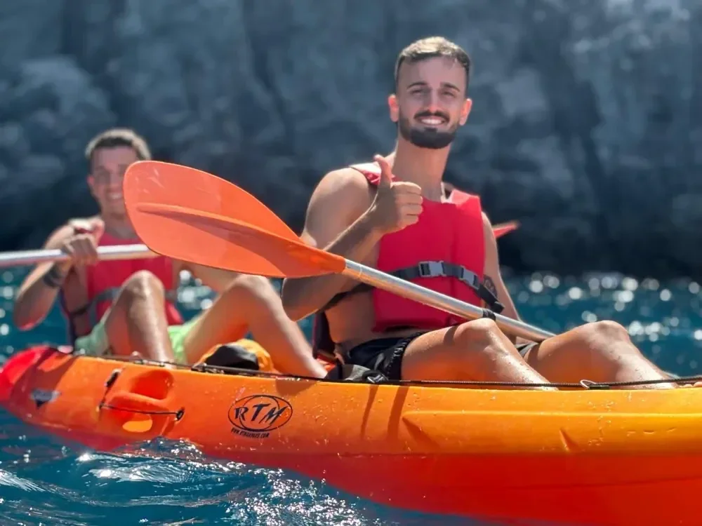 excursion kayak los cristianox client heppy