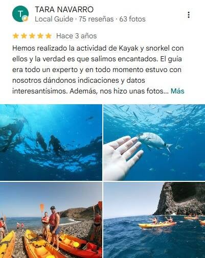 reviews google business kayak tenerife