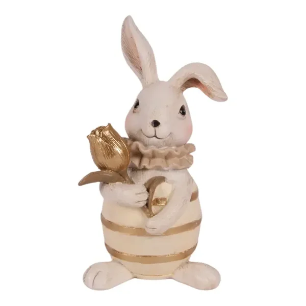 Konijn met Bloem of Wortel 14 cm