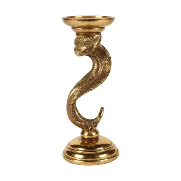 Kandelaar Veer 26,5 cm - Goud