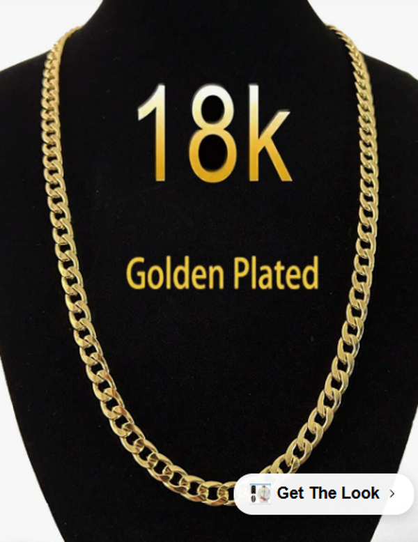 18K Gold plated necklace