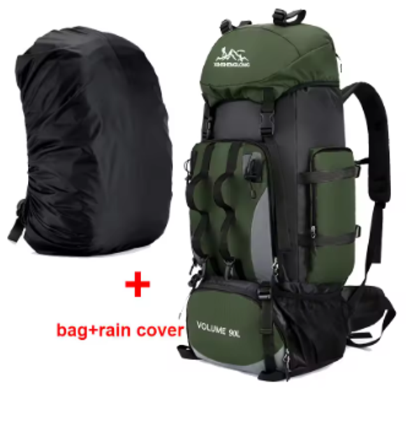 90 ltr Backpack with rain cover