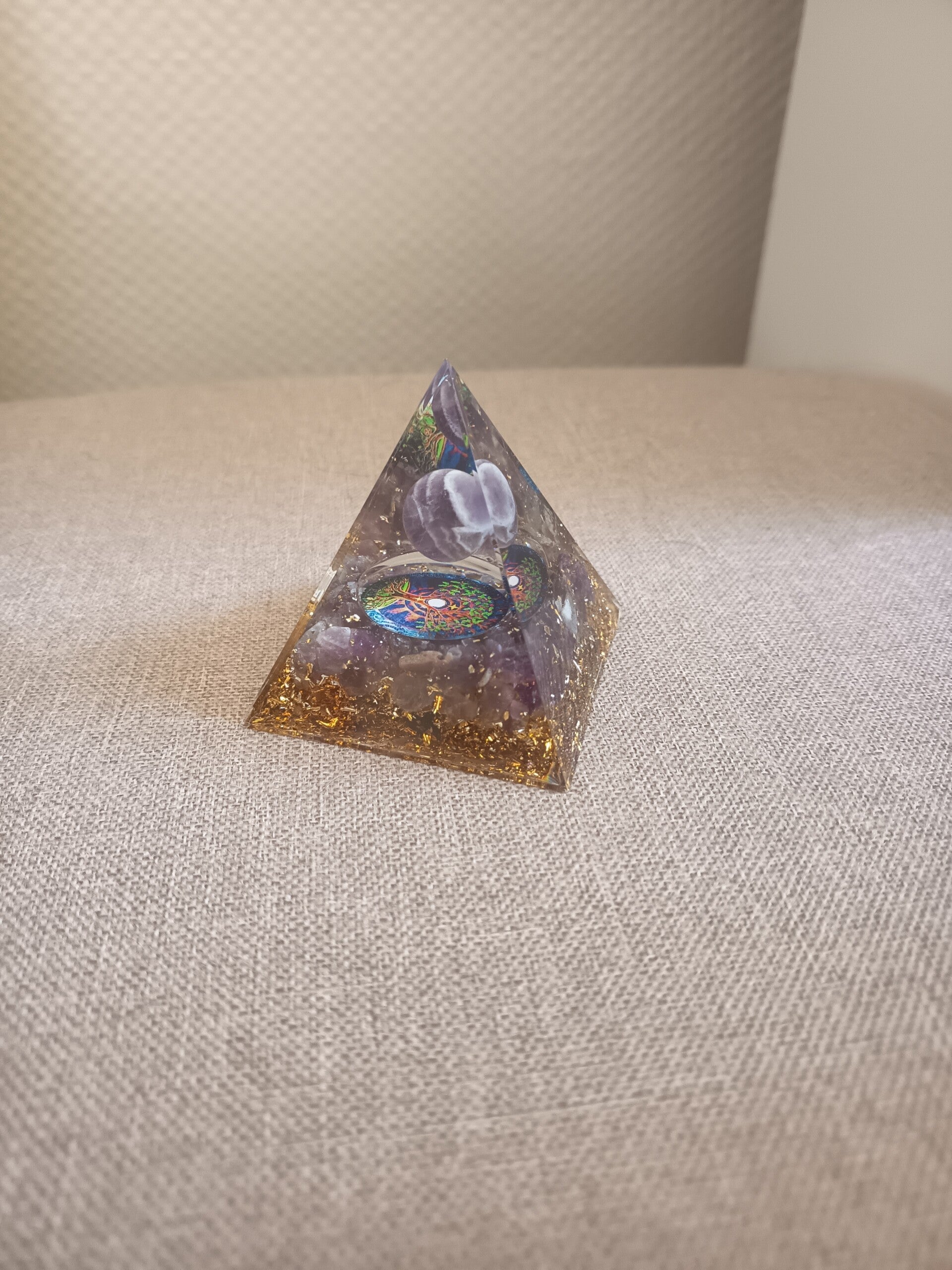 Orgonite arbre améthyste
