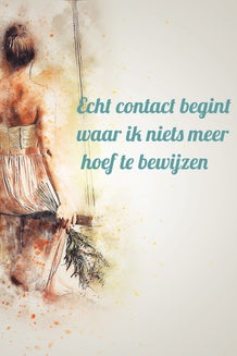 ont-moeten, contact , van druk naar ruimte