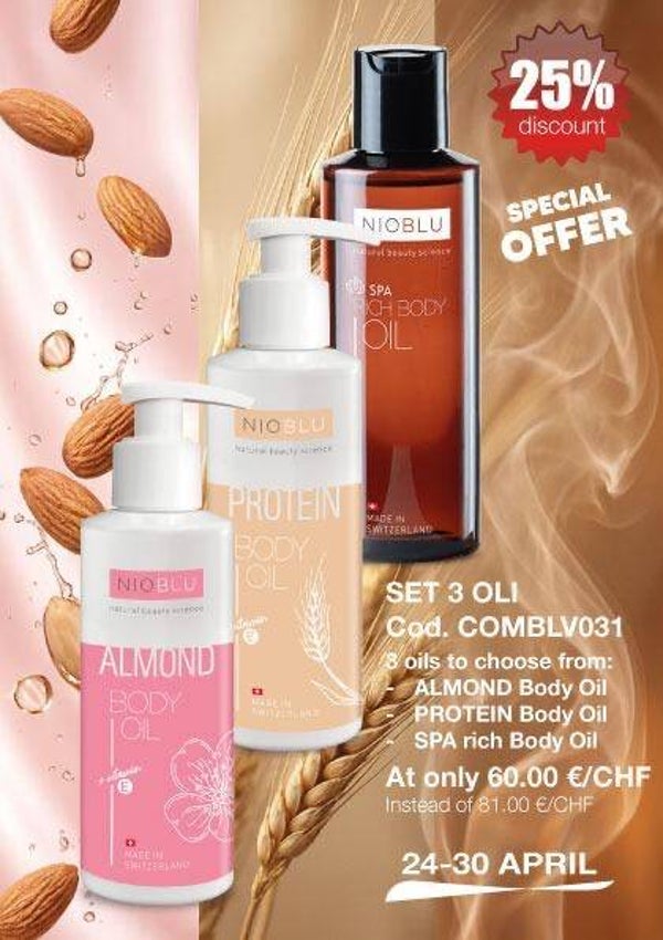 SET BODY OIL - 3 stuks naar keuze