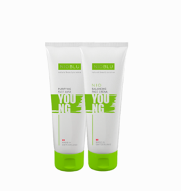 Set NioBlu Young  voor de normale en gecombineerde huid