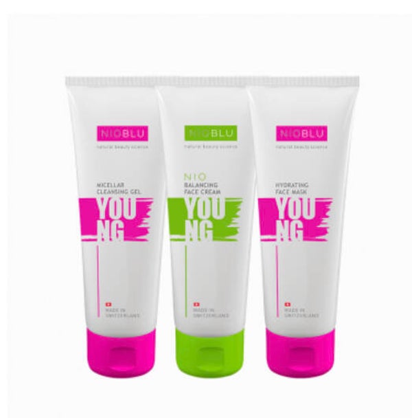 NioBlu Young - stel zelf jouw set samen (3 producten) + Optioneel voor 16,80 keuze