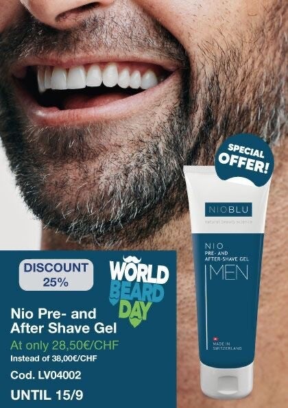 NioBlu Pré After-shave gel voor Heren
