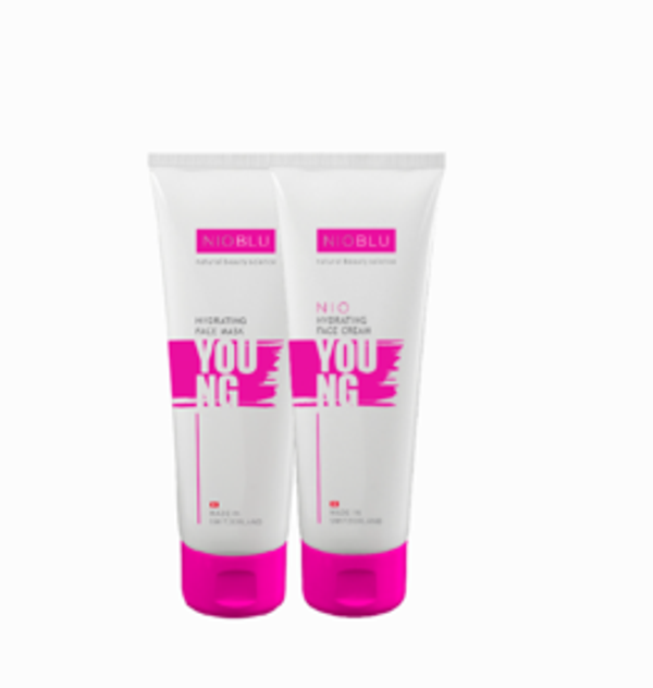 Set NioBlu Young  voor de gevoelige huid en/of droge huid