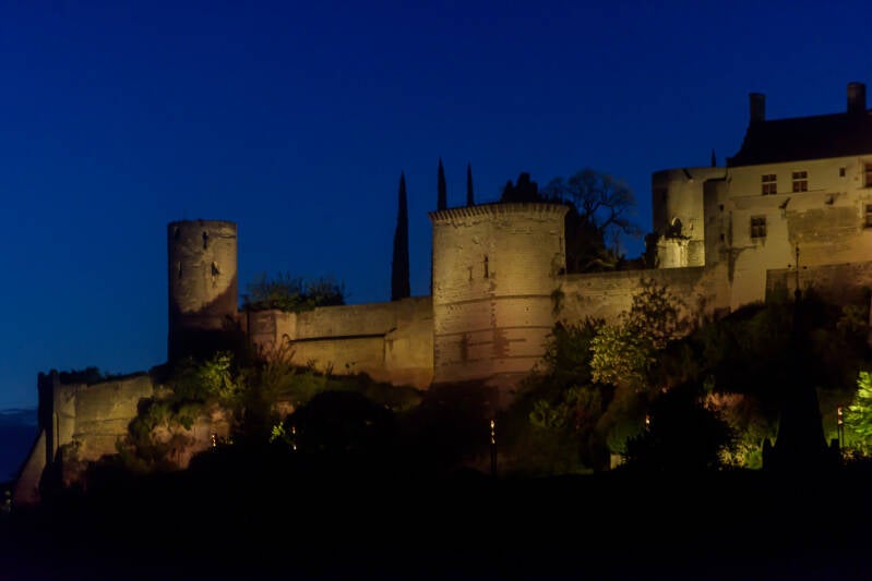 Le Fort de Coudray de nuit