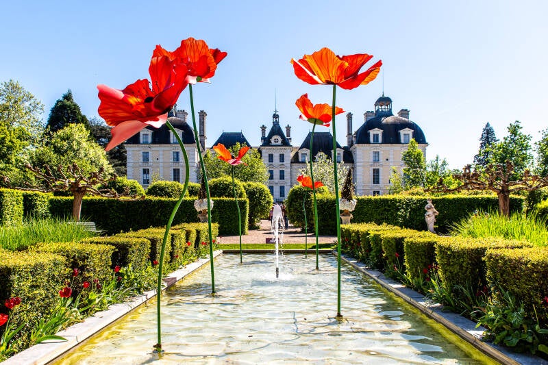 vue de l'arrière du château