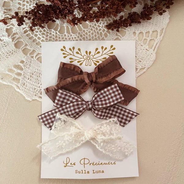Trio de barrettes Précieuses